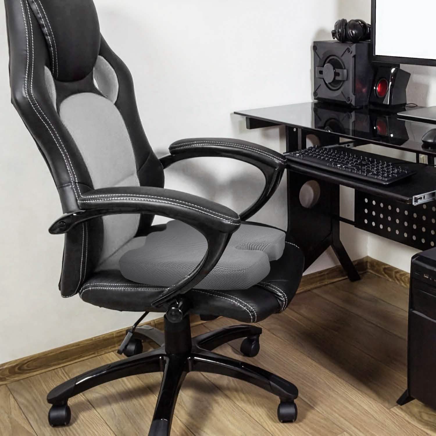 Coccyx Orthopedic Memory Foam Seat Cushion Health & Wellness - Tophatter Daily Deals