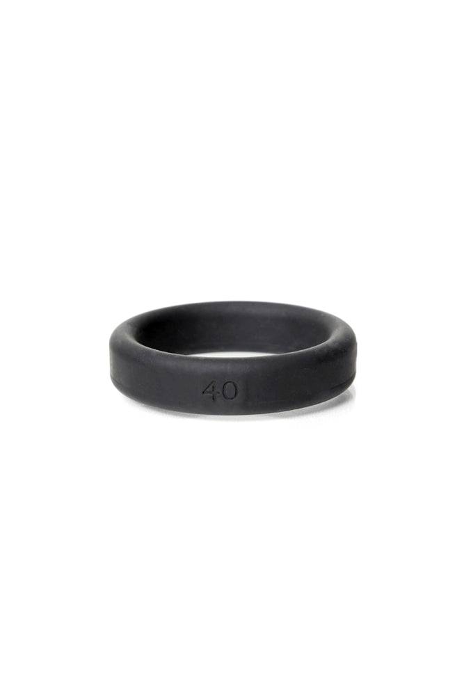 Channel 1 Releasing - Boneyard - Silicone Cock Ring - Assorted Black 40mm Sex Toy - Tophatter Daily Deals