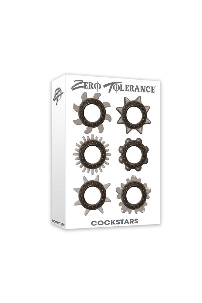 Zero Tolerance - Cockstars Cock Ring Set - Smoke Sex Toy - Tophatter Daily Deals