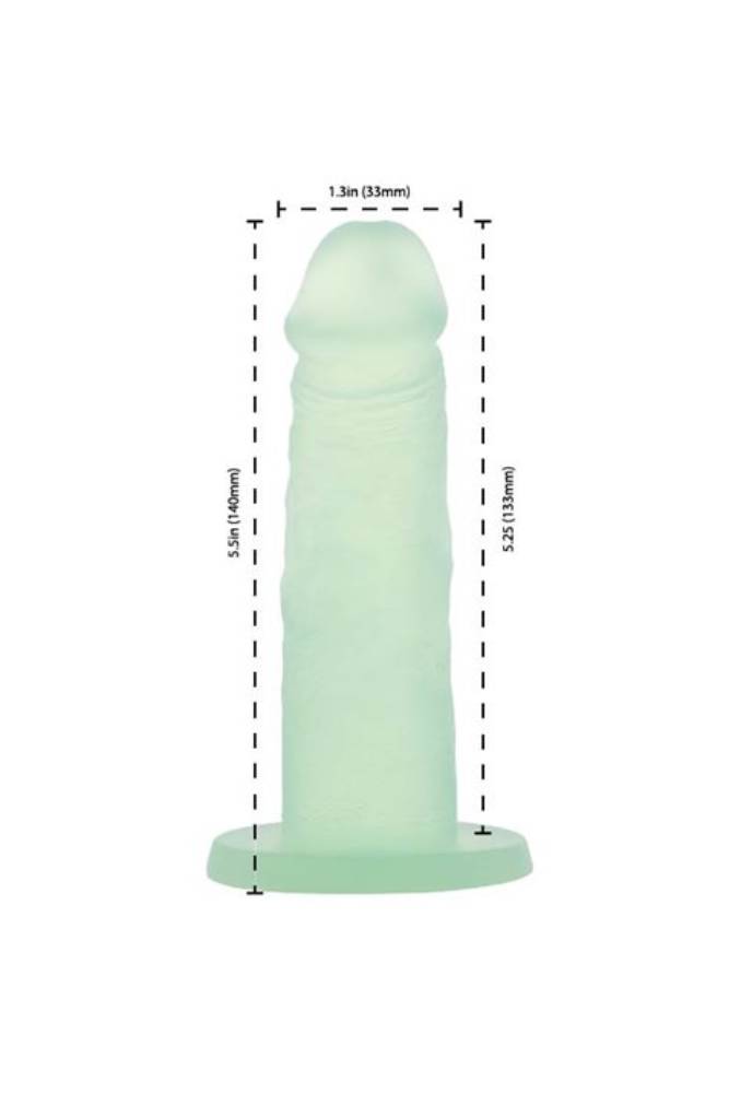 Addiction - Cocktails - 5.5 inch Silicone Dong - Mint Mojito Sex Toy - Tophatter Daily Deals