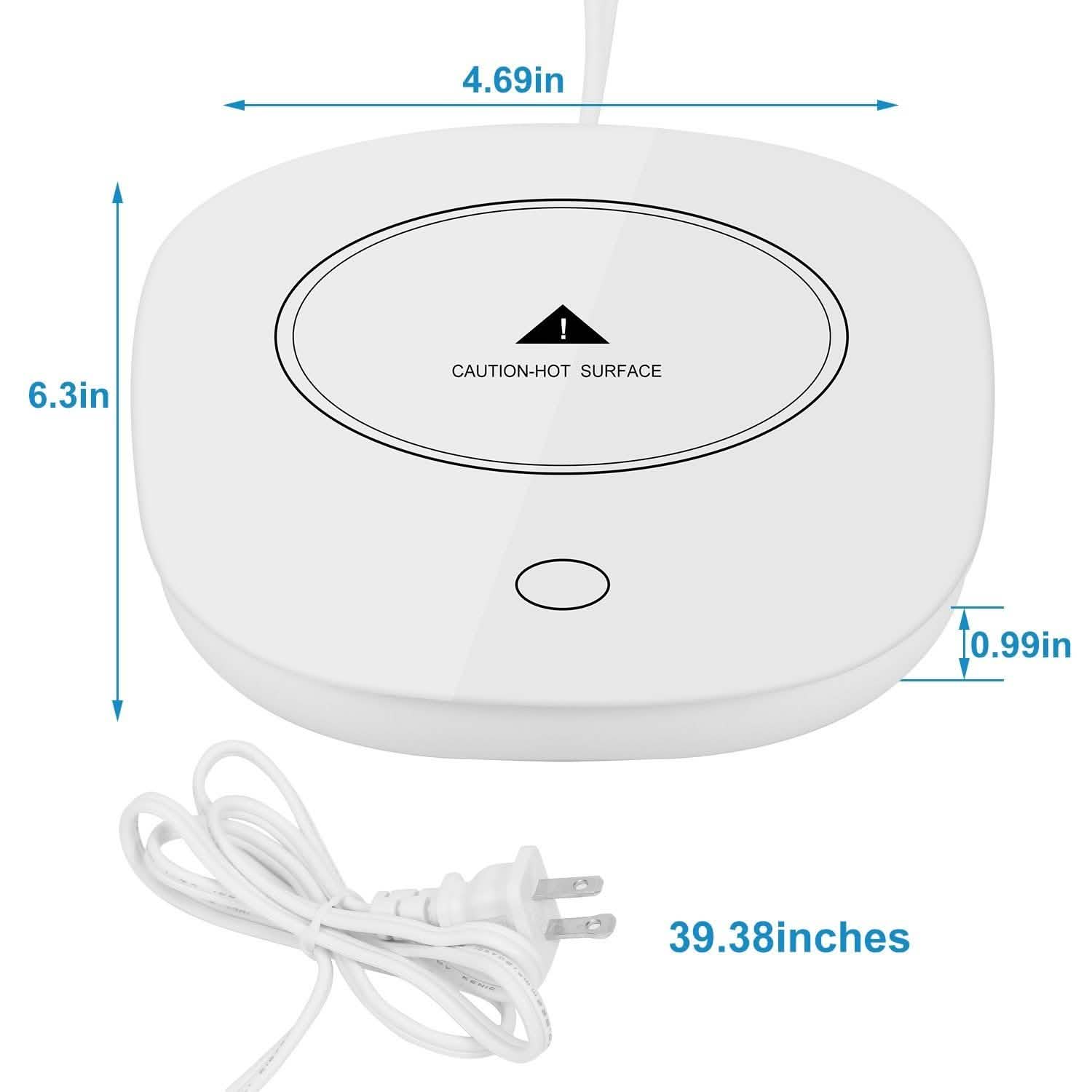 Coffee Mug Warmer Electric Heater Pad Kitchen Tools & Gadgets - Tophatter Daily Deals