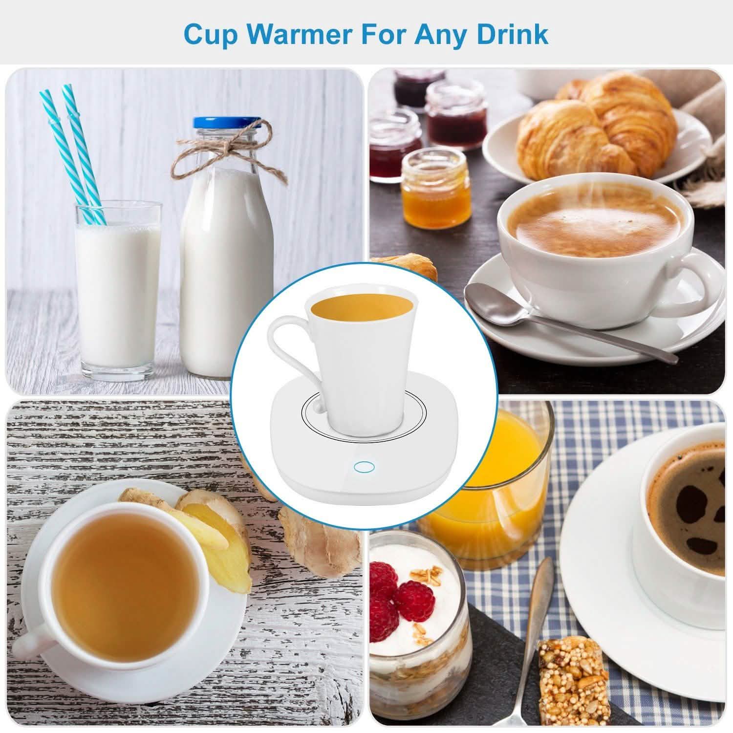 Coffee Mug Warmer Electric Heater Pad Kitchen Tools & Gadgets - Tophatter Daily Deals