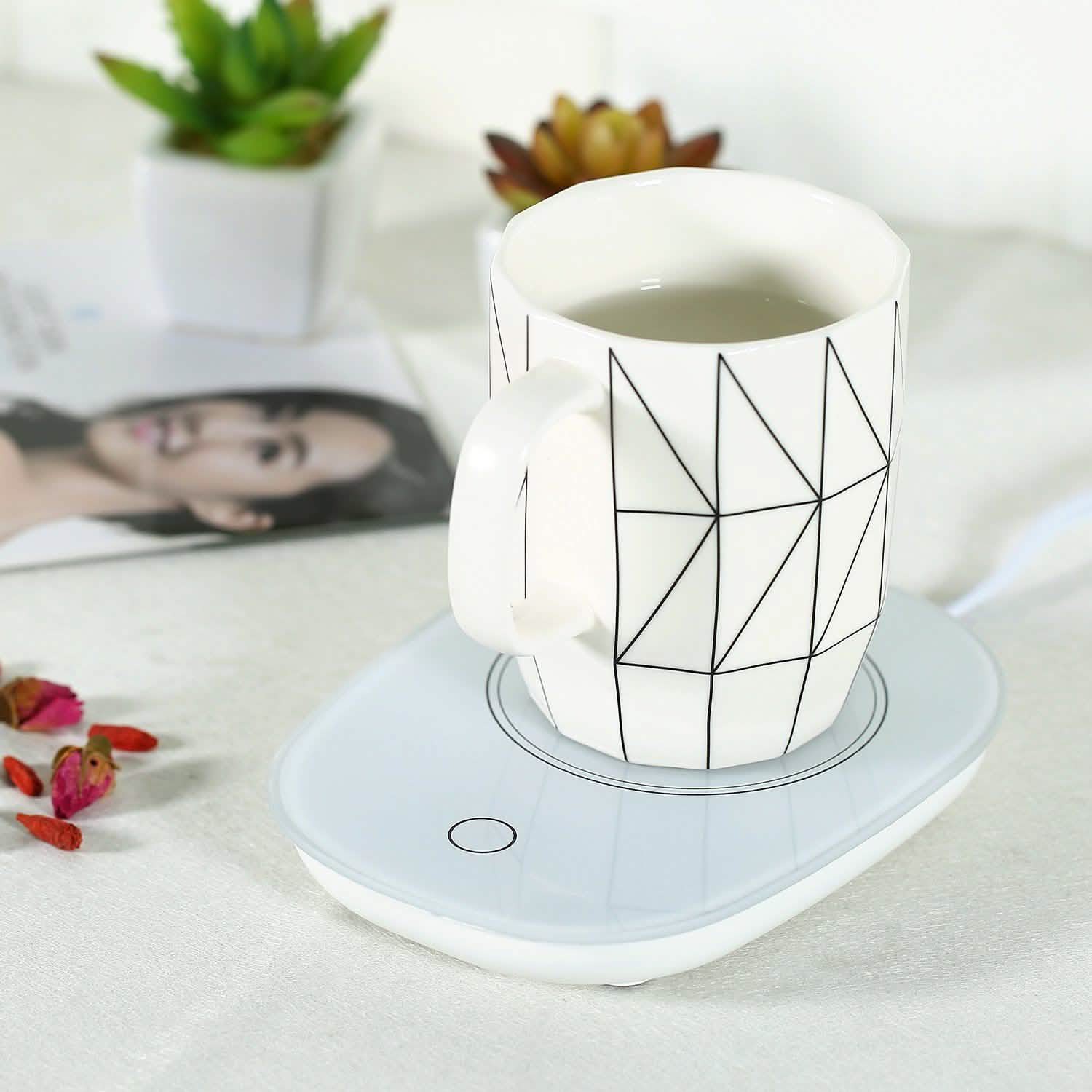 Coffee Mug Warmer Electric Heater Pad Kitchen Tools & Gadgets - Tophatter Daily Deals