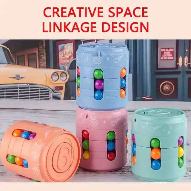 Coke Rubik's Cube Fingertip Rotating Roller Toy Toys & Games - Tophatter Daily Deals