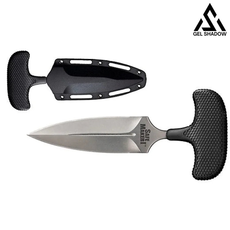 Cold Steel 4.5 in. Safe Maker I Push Knife, CS-12DBST-GS86 - Tophatter Daily Deals