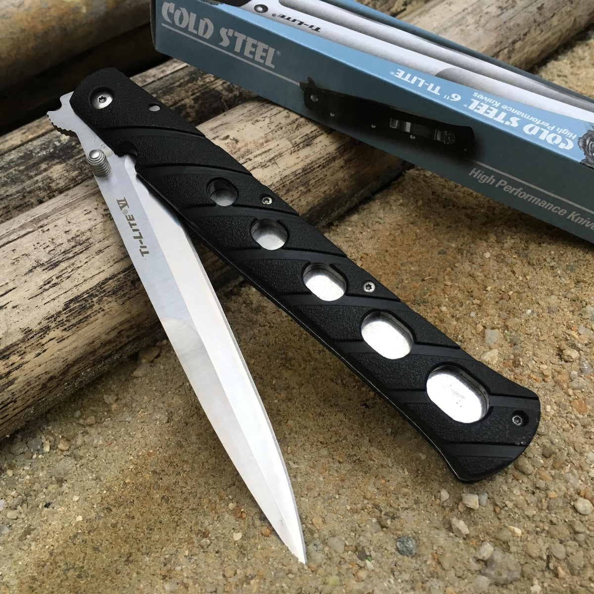 COLD STEEL TI LITE ZYTEL HANDLE - Tophatter's Army Deals KNIVES - Tophatter Daily Deals