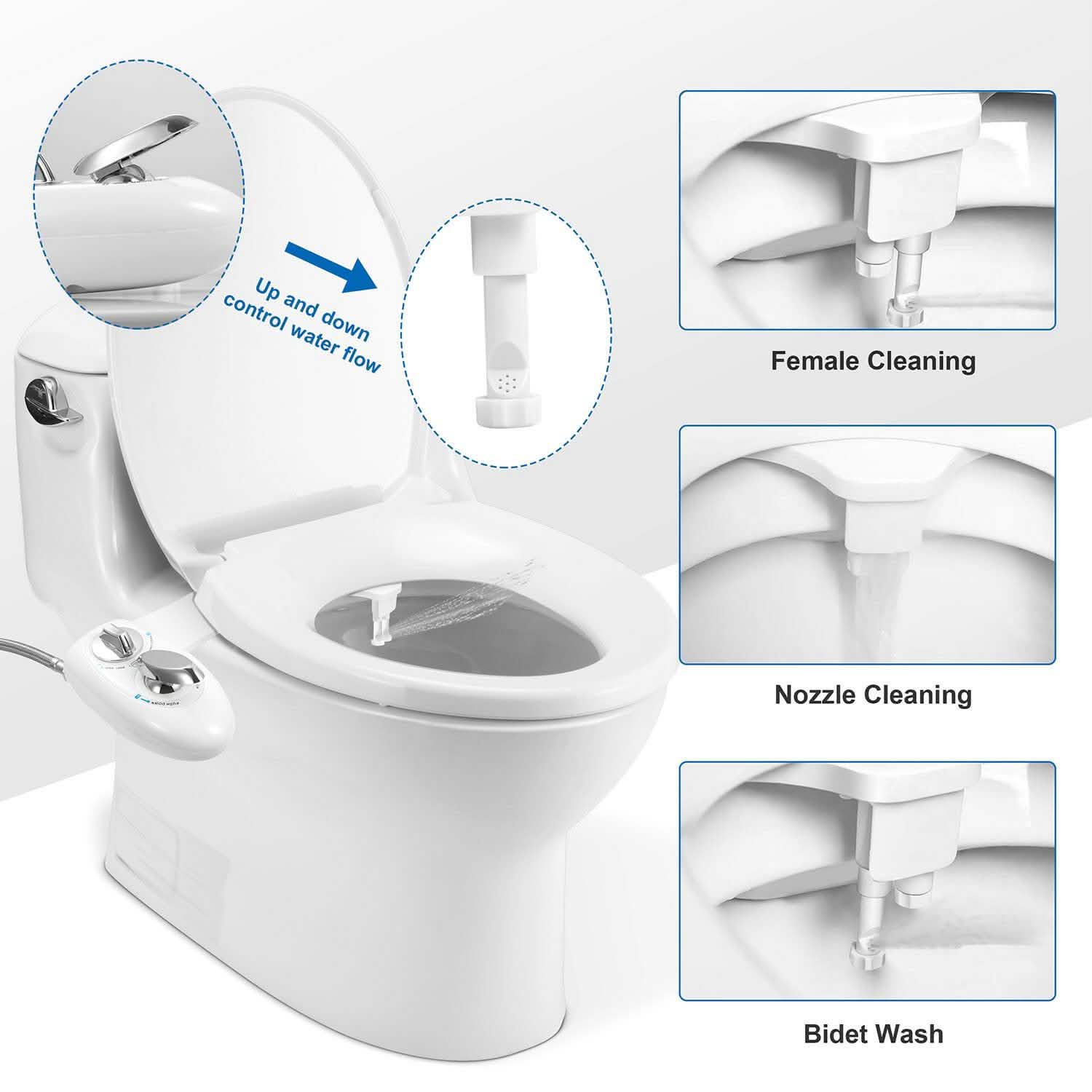 Cold Water Spray Bidet Self-Cleaning Bath - Tophatter Daily Deals