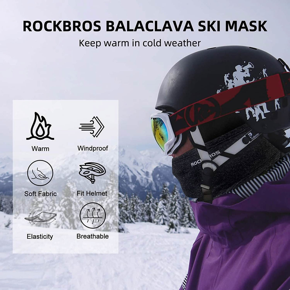 Cold Weather Ski Mask for Men Outdoor Recreation - Tophatter Daily Deals