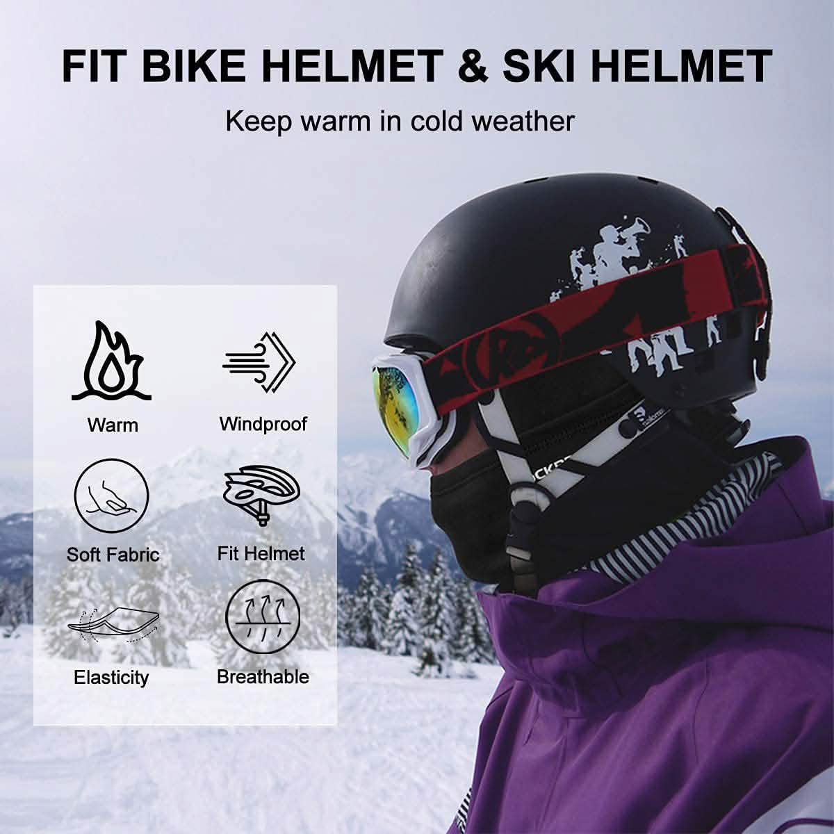 Cold Weather Ski Mask for Men Outdoor Recreation - Tophatter Daily Deals