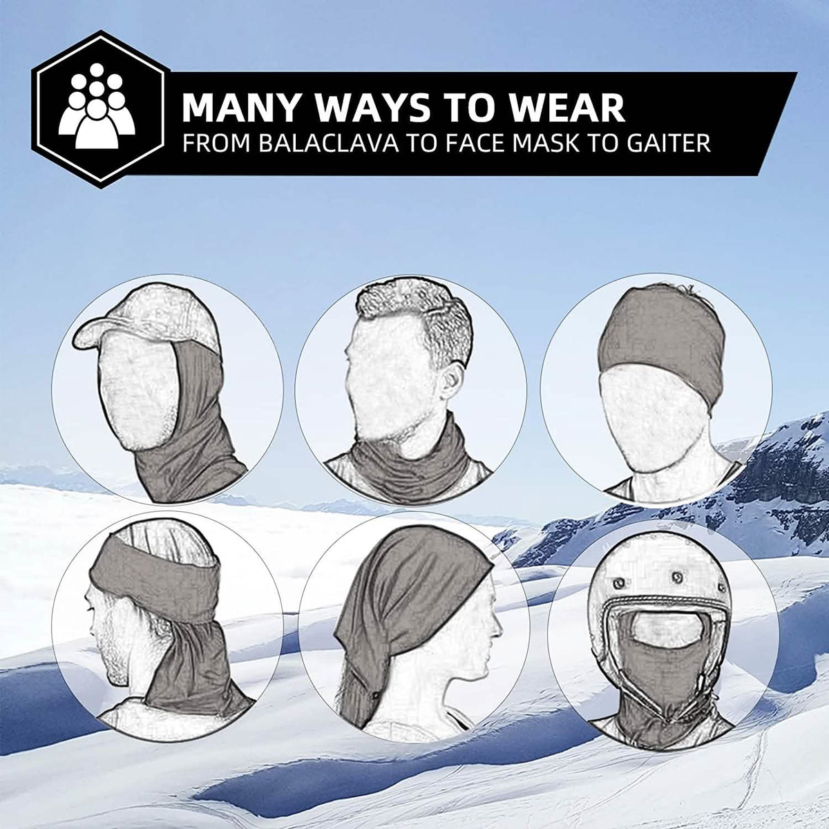 Cold Weather Ski Mask for Men Outdoor Recreation - Tophatter Daily Deals