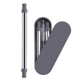 Collapsable Telescopic Reusable Drinkable Straw Gray Wine & Dining - Tophatter Daily Deals