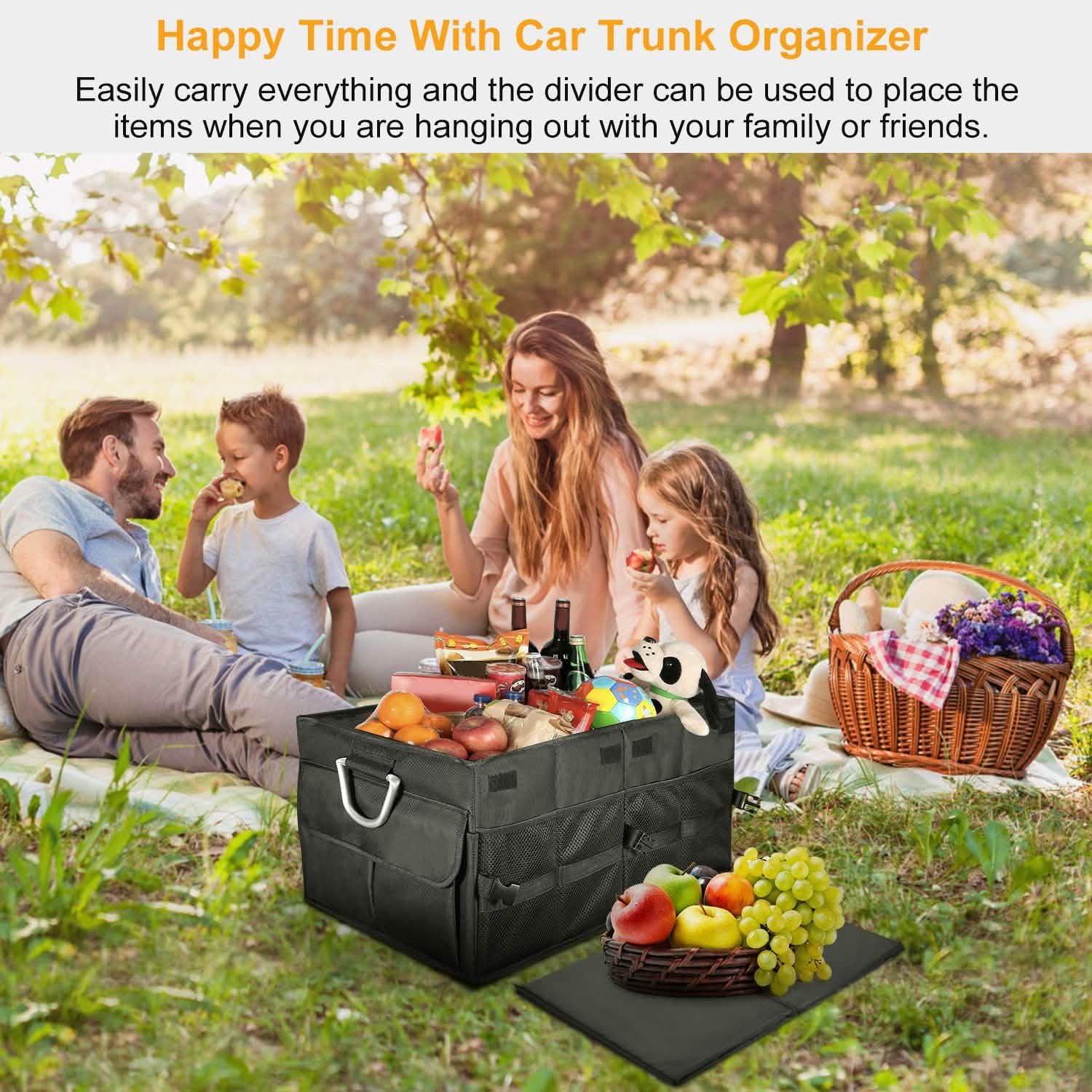 Collapsible Car Trunk Organizer Automotive - Tophatter Daily Deals