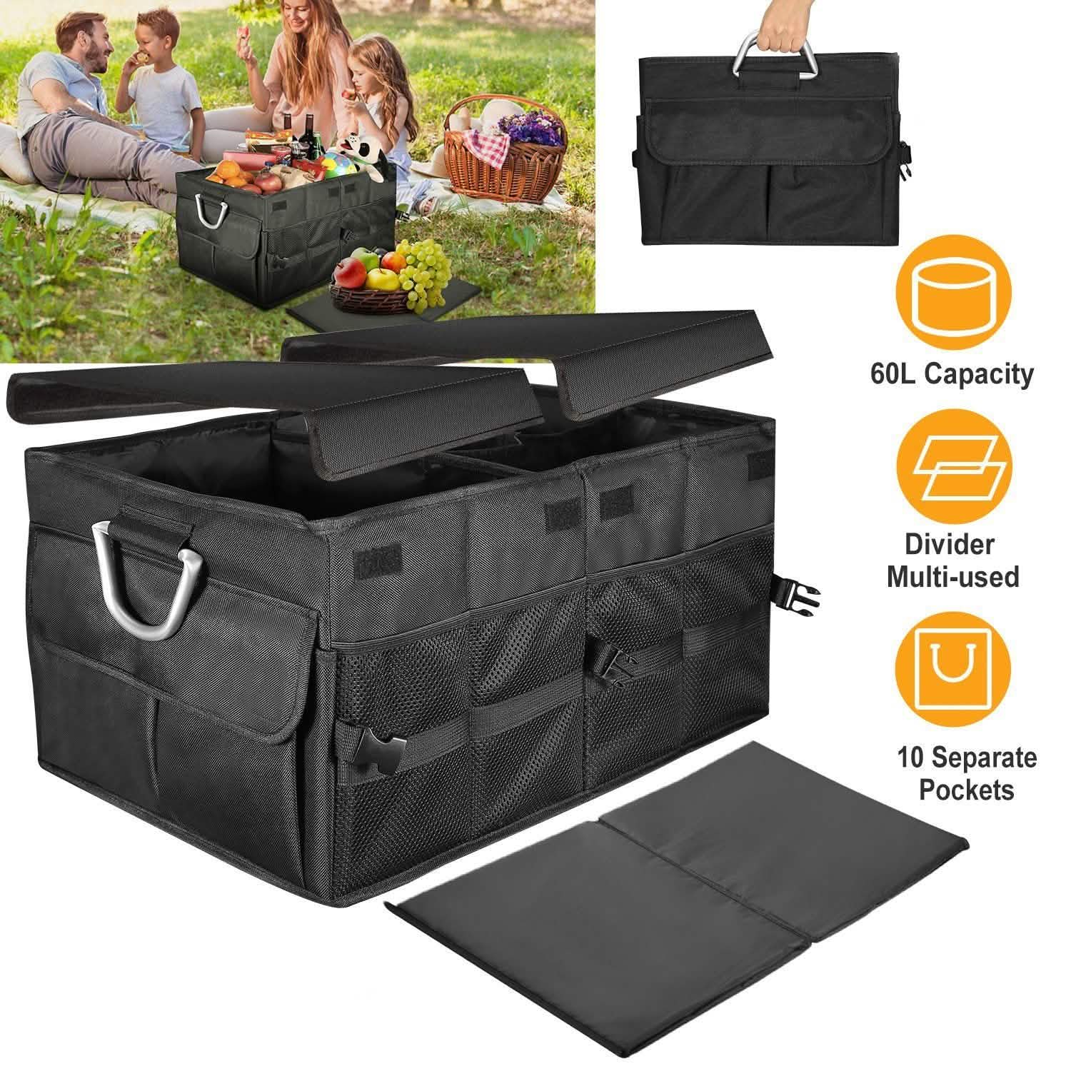 Collapsible Car Trunk Organizer Automotive - Tophatter Daily Deals