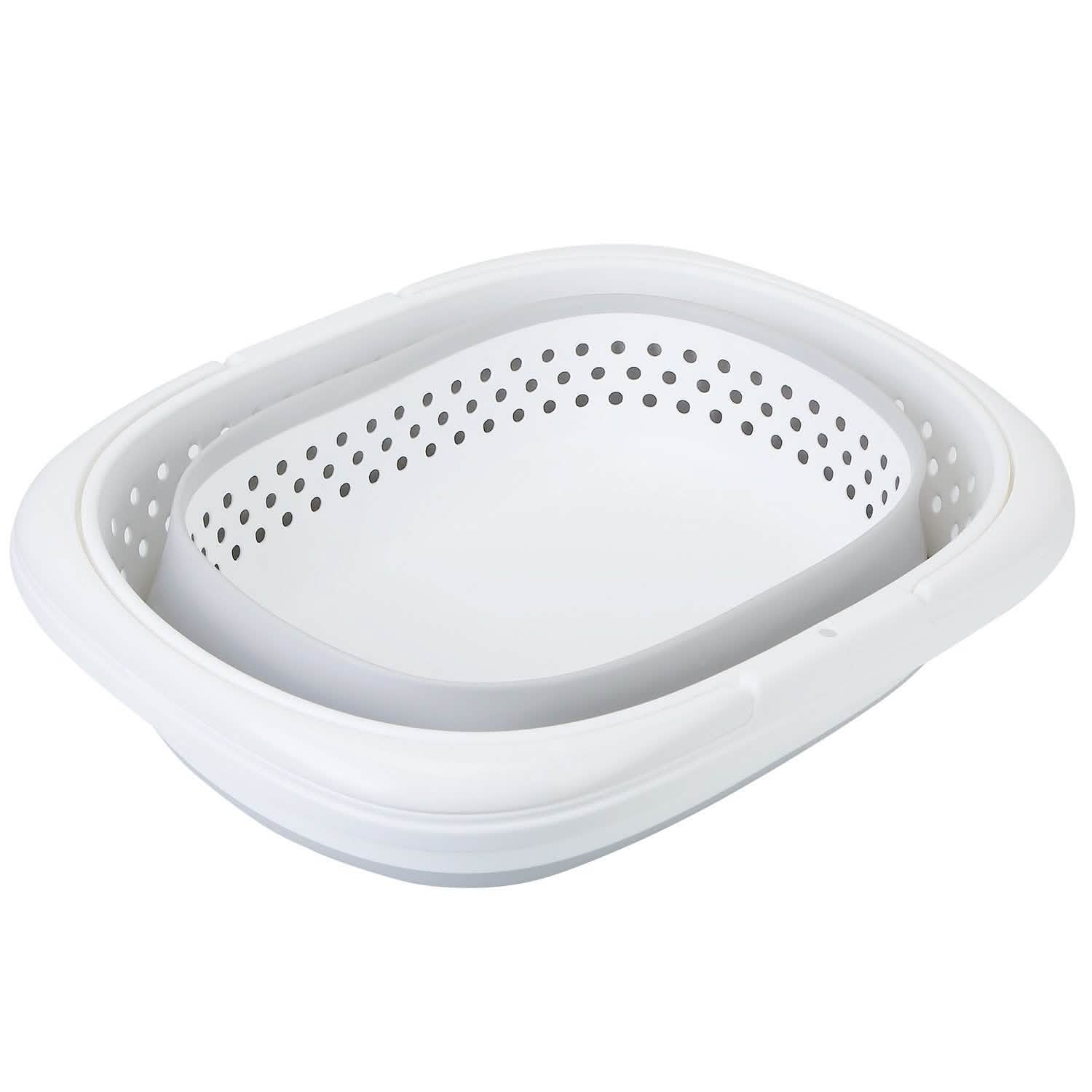 Collapsible Laundry Basket with Comfort Handle Storage & Organization - Tophatter Daily Deals