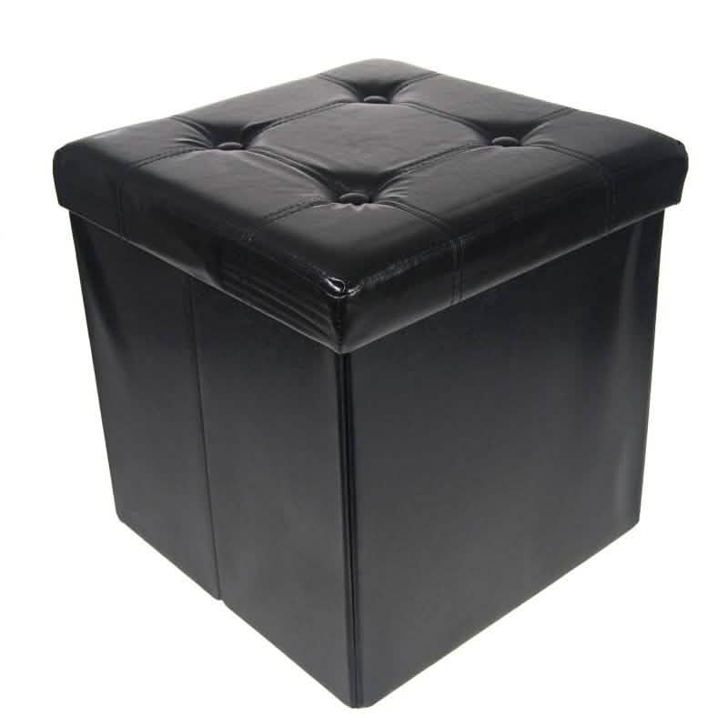 Collapsible Storage Ottoman & Foot Rest Furniture & Decor - Tophatter Daily Deals