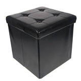 Collapsible Storage Ottoman & Foot Rest Furniture & Decor - Tophatter Daily Deals