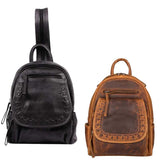 Daisy RFID Leather Concealed Carry Backpack Purse Handgun Purses - Tophatter Daily Deals