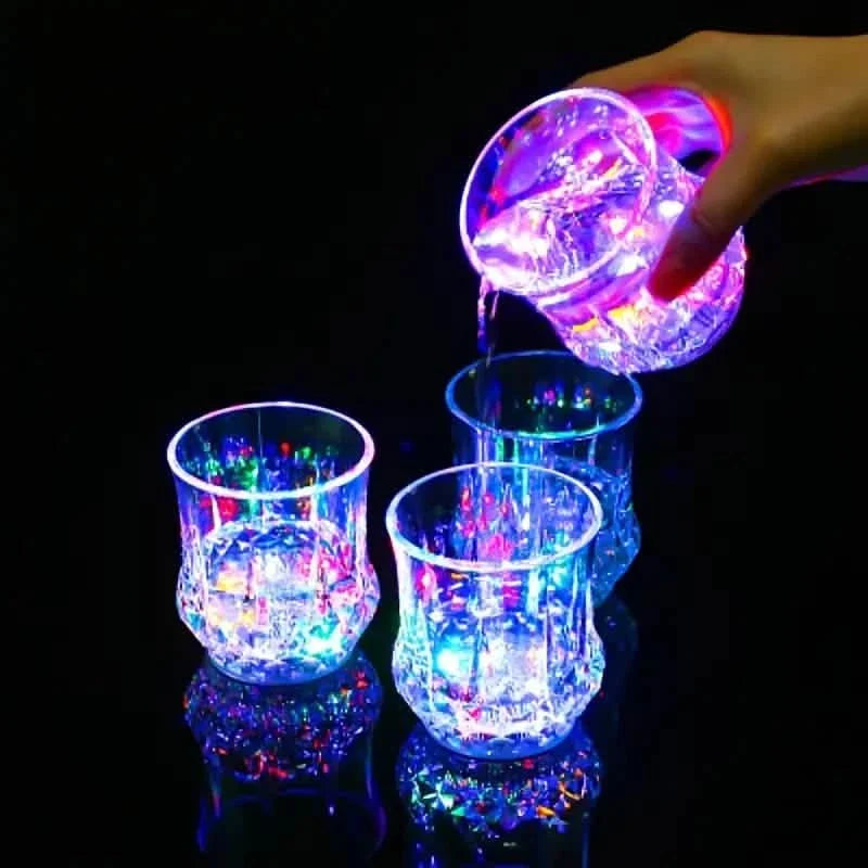 Colorful LED Glowing Beer Cups Wine & Dining - Tophatter Daily Deals