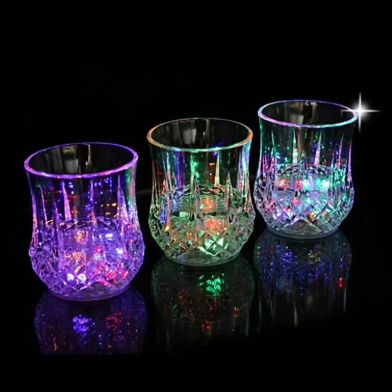 Colorful LED Glowing Beer Cups Wine & Dining - Tophatter Daily Deals