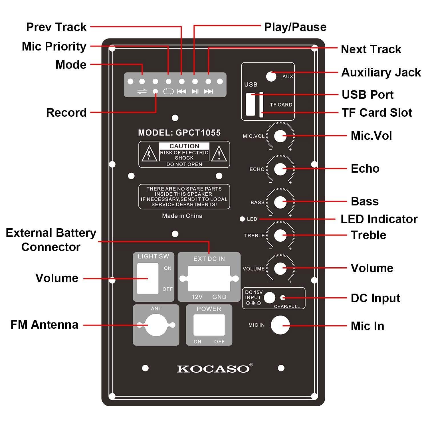 Colorful LED Portable Wireless Party Speaker Speakers - Tophatter Daily Deals