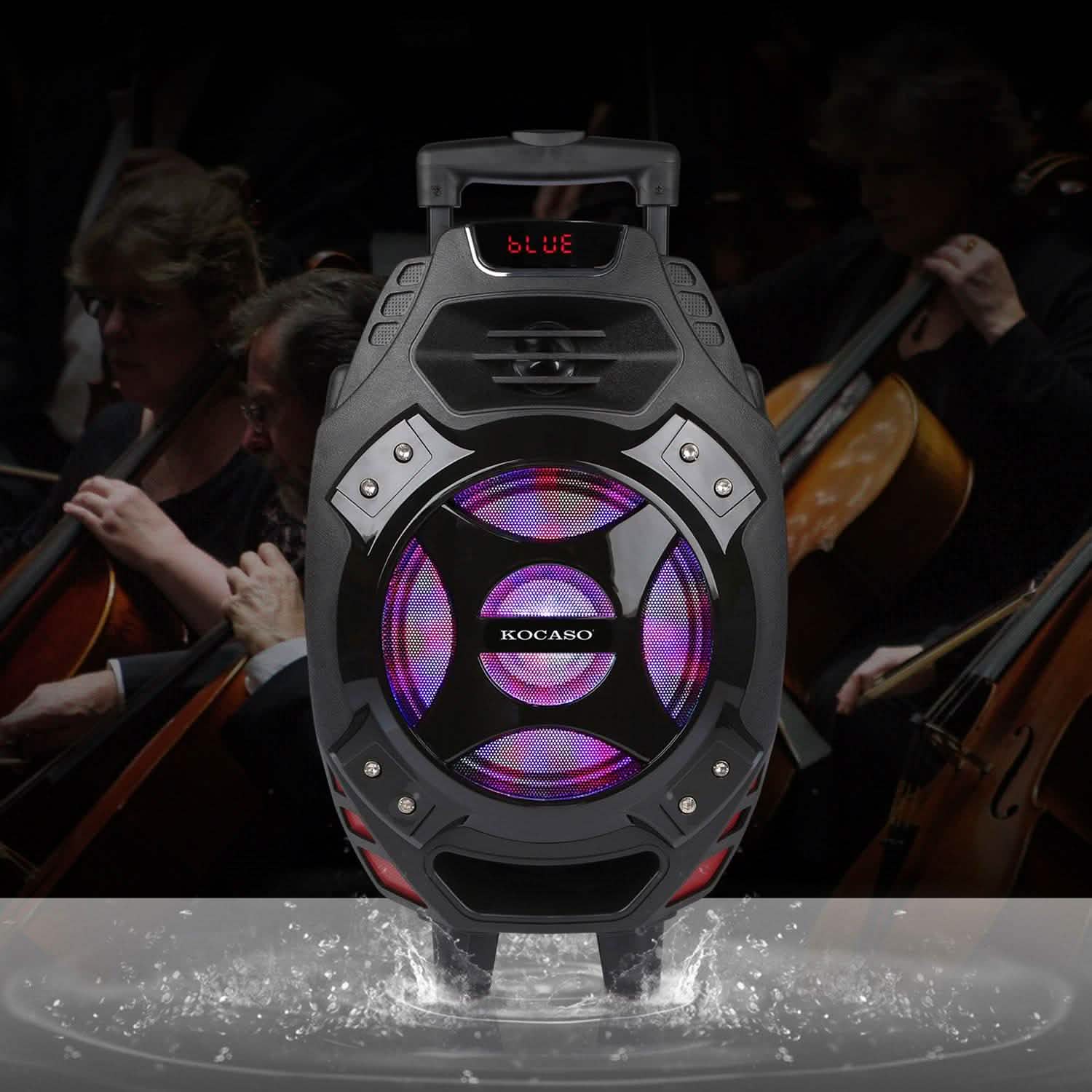 Colorful LED Portable Wireless Party Speaker Speakers - Tophatter Daily Deals