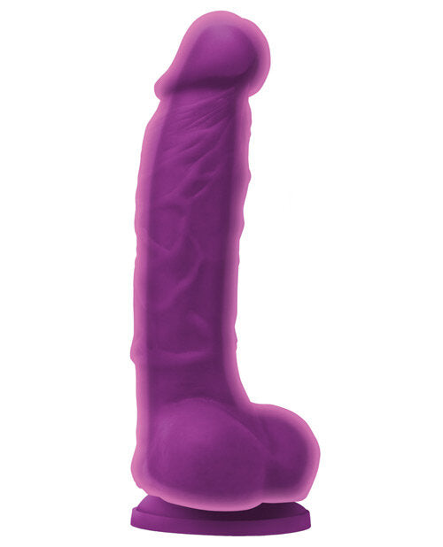 Colours Dual Density Dildo Purple 5 Inch Dildoes & Dongs - Tophatter Daily Deals