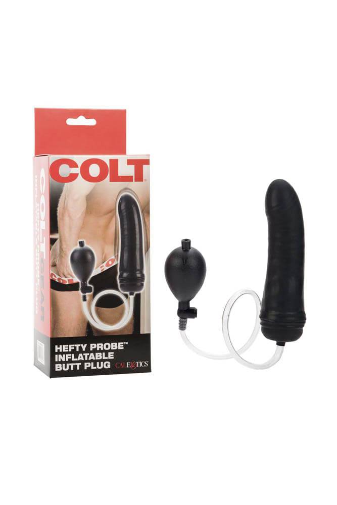 Cal Exotics - Colt - Hefty Probe Inflatable Butt Plug - Black Sex Toy - Tophatter Daily Deals