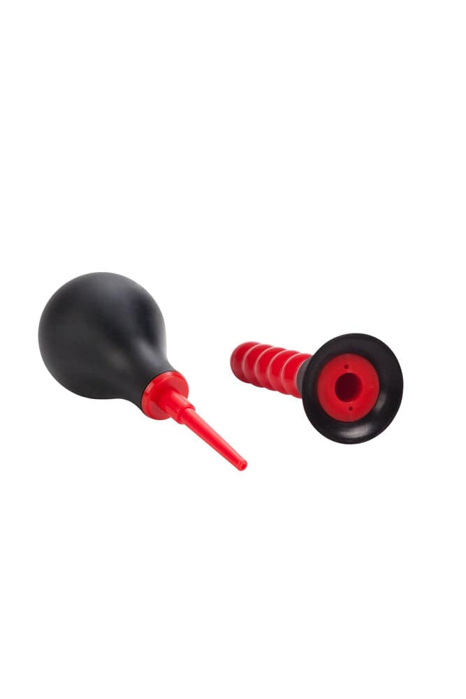 Cal Exotics - Colt - Anal Douche Set - Black/Red Sex Toy - Tophatter Daily Deals