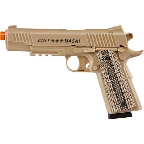 Colt M45A1 CQBP 6mm Caliber Airsoft CO2 Pistol 495 FPS - Tophatter's Inc. Weapons Store Online Collectible Weapons - Tophatter Daily Deals