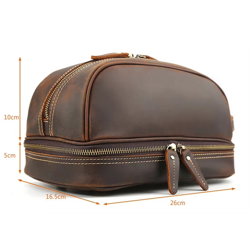 Premium Unisex Genuine Leather Clutch Bag Bag - Tophatter Daily Deals