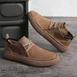 Men Suede Genuine Leather Casual Shoes Men Shoes - Tophatter Daily Deals