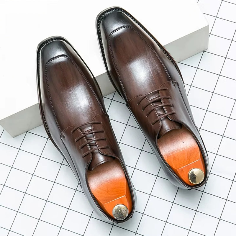 Fashion Formal Office Business Leather Shoes Men Dresses Shoes - Tophatter Daily Deals