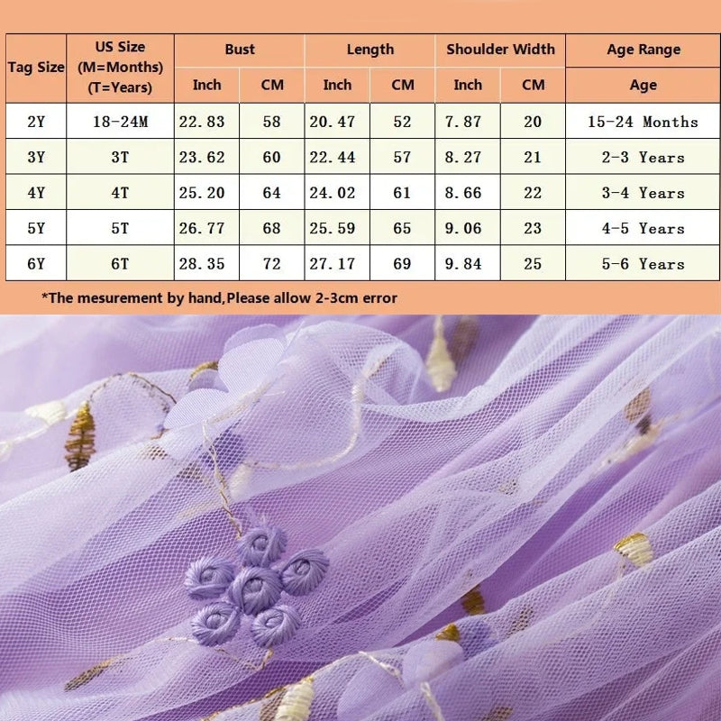 Summer Cute Girls Sequined Purple Princess Dress kids clothing - Tophatter Daily Deals