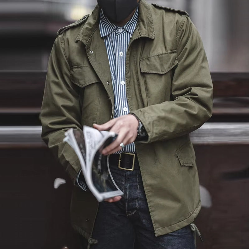 World War II American Retro Windbreaker Men's Clothing - Tophatter Daily Deals