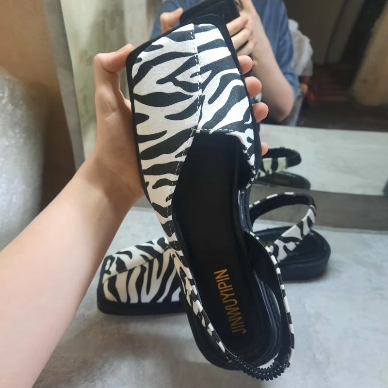 Summer Shoes For Women Low Heels Sandals Slip On Women Shoes - Tophatter Daily Deals