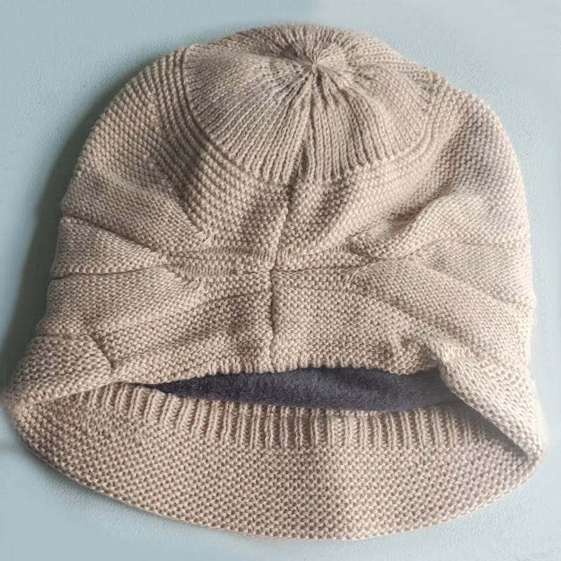 Winter Soft Plush Knitted Hat Cap - Tophatter Daily Deals