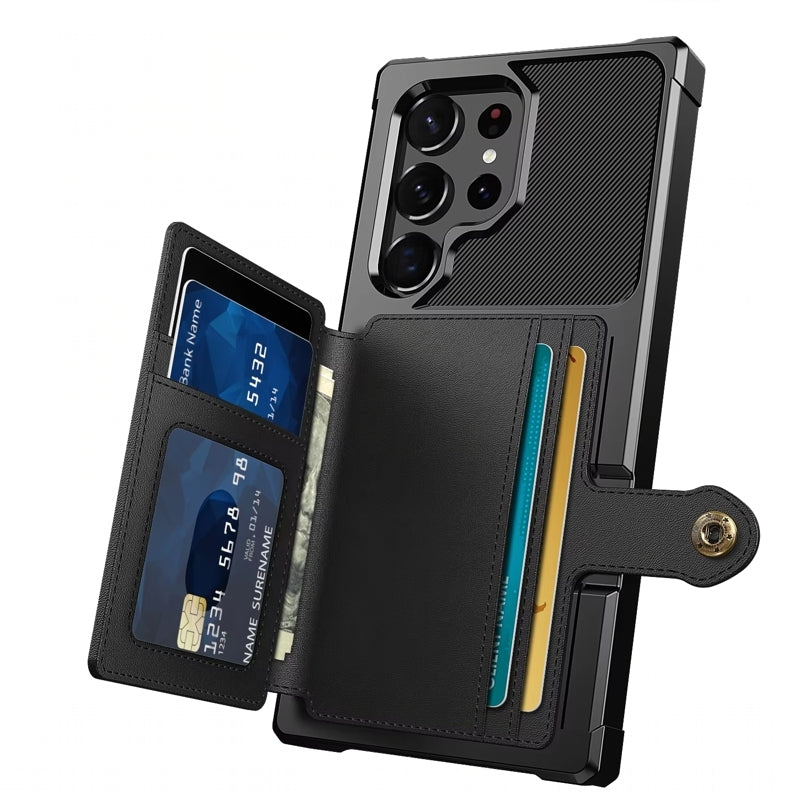 For Galaxy S25 S24 S23 Ultra S25 Plus Credit Card Case Cover Samsung Cases - Tophatter Daily Deals