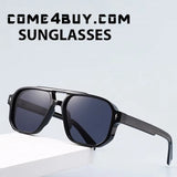Vintage Double Bridges Square Men Sunglasses Sunglasses - Tophatter Daily Deals