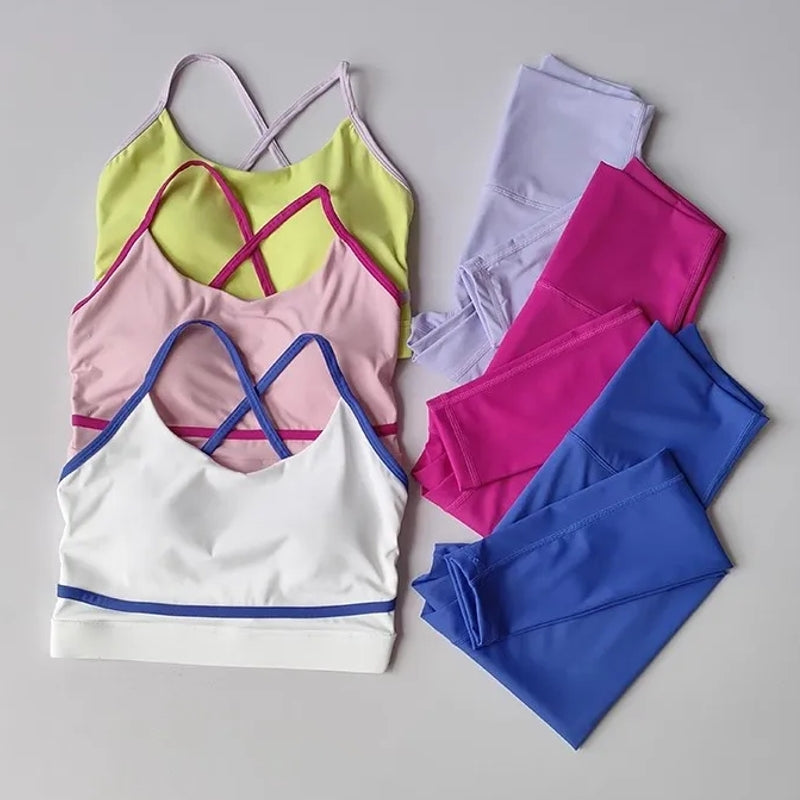 Women Yoga Set Workout Set Sportswear - Tophatter Daily Deals