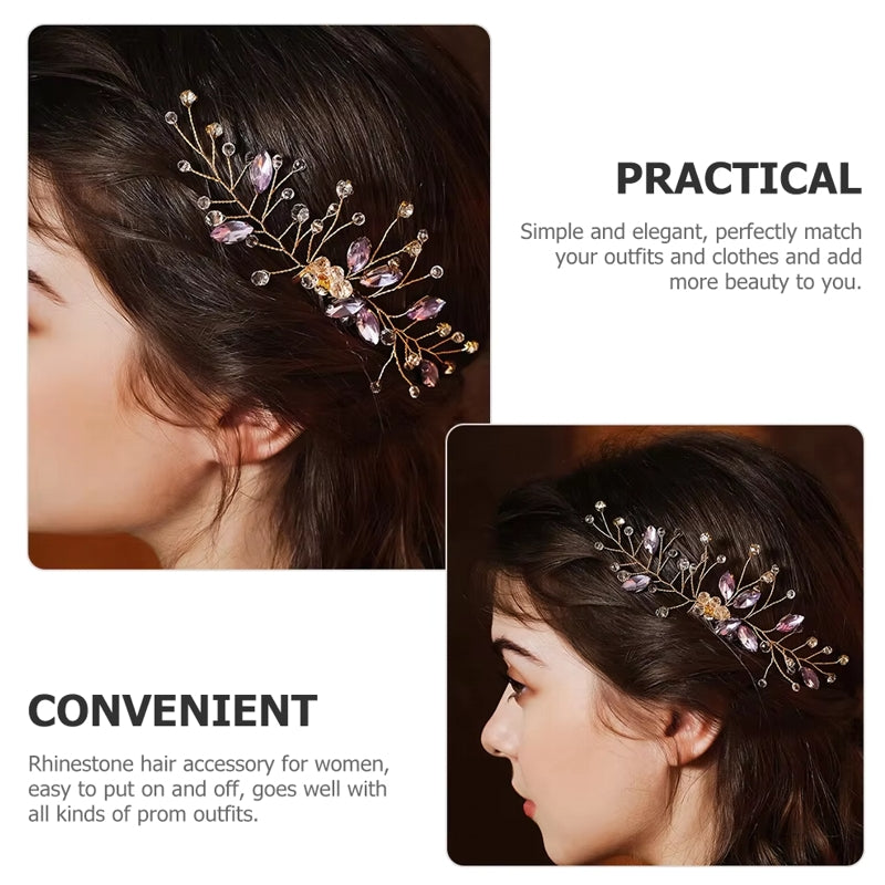 Retro Handmade Beaded Five-tooth Hair Comb Accessories Hair Care - Tophatter Daily Deals