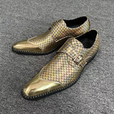 Golden Shoes For Men Men Dresses Shoes - Tophatter Daily Deals