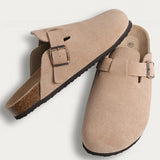 Unisex Clogs Cork Insole Sandals With Arch Support Beige Men Sandals - Tophatter Daily Deals