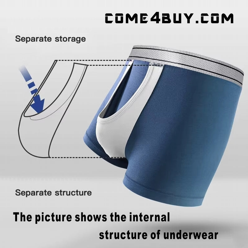 Large Size Breathable Underpants Comfortable Underwear Men Briefs - Tophatter Daily Deals