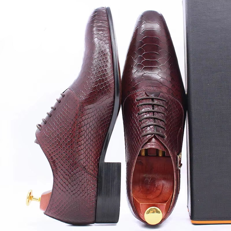 Modern Gentleman Business Shoes Men Dresses Shoes - Tophatter Daily Deals