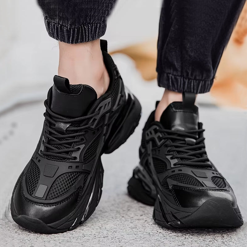Unisex Men Increase Insole 8cm Sneaker High Heel Sneaker - Tophatter Daily Deals