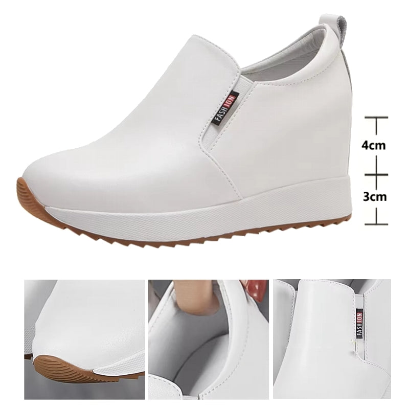 Genuine Leather Ankle Boot for Women 7cm Boots - Tophatter Daily Deals