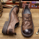 Genuine Cow Leather Men Dress Shoes Men Dresses Shoes - Tophatter Daily Deals