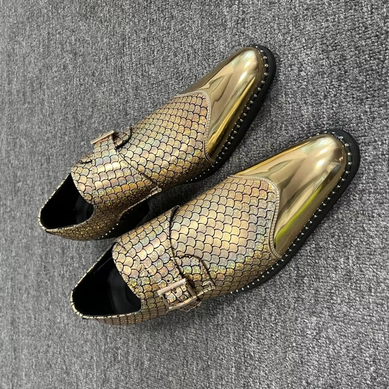 Golden Shoes For Men Men Dresses Shoes - Tophatter Daily Deals