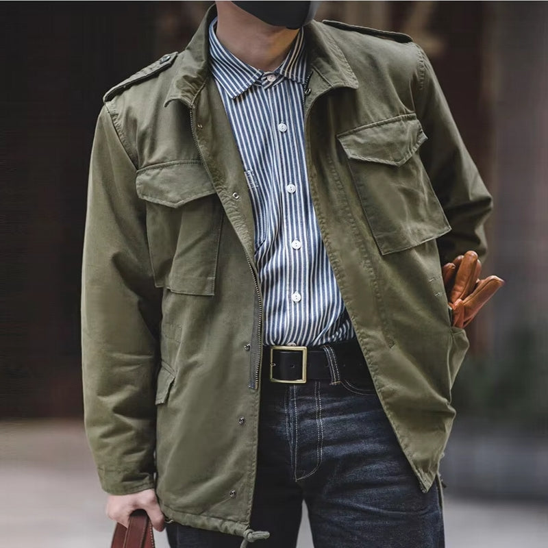 World War II American Retro Windbreaker Men's Clothing - Tophatter Daily Deals