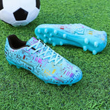 Unisex Ankle Football Boots Cleats Grass Training Soccer Shoes - Tophatter Daily Deals
